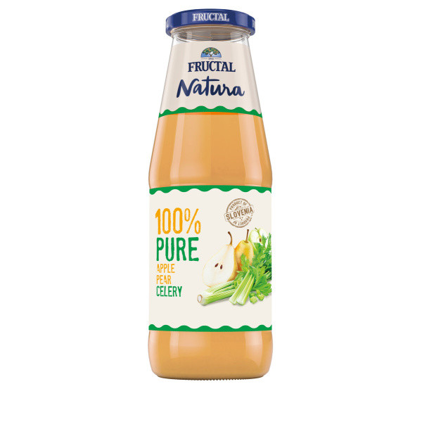 Naravni Sok iz zelene, hruške, jabolke, Fructal, 0,7L