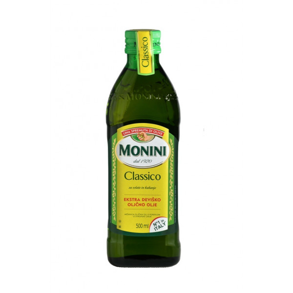 Ekstra deviško oljčno olje, MONINI CLASIC, 0,5 l