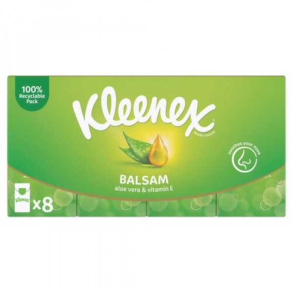 Robčki balsam, 8 KOS, Kleenex