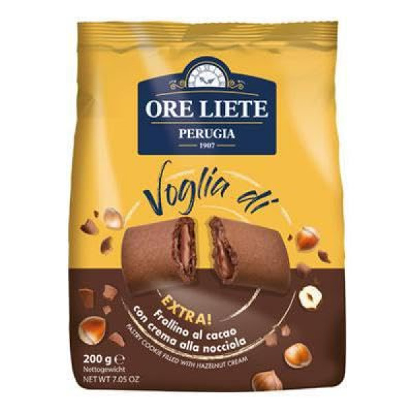 Frolino Voglia di čokolada z lešnikovim polnilom, Ore Liete, 200g
