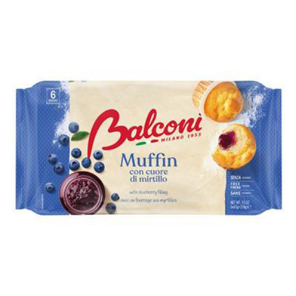 Muffin z borovnicami, Balconi, 258 g