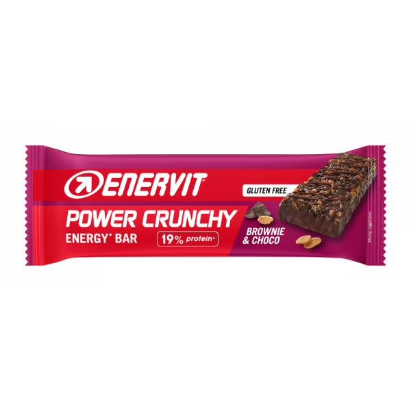 Power crunchy brownie & choco, ENERVIT, 40 g