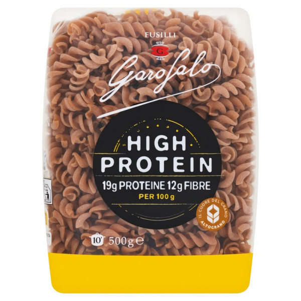 Testenine Fusilli, High Protein Garofalo, 500 g