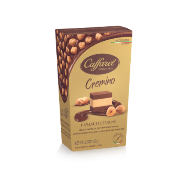 Gianduja, Mlečna čokolada z lešniki in lešnikovo kremo Cremino, Caffarel, 165 g