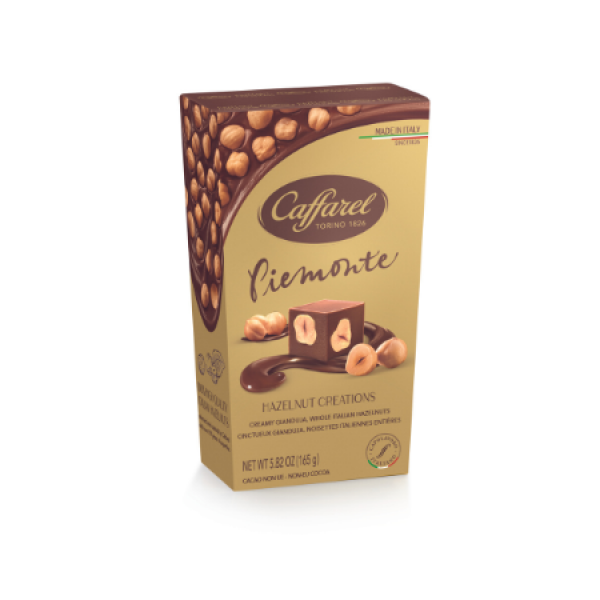 Gianduja, Mlečna čokolada s celimi lešniki Piemonte, Caffarel, 165 g 