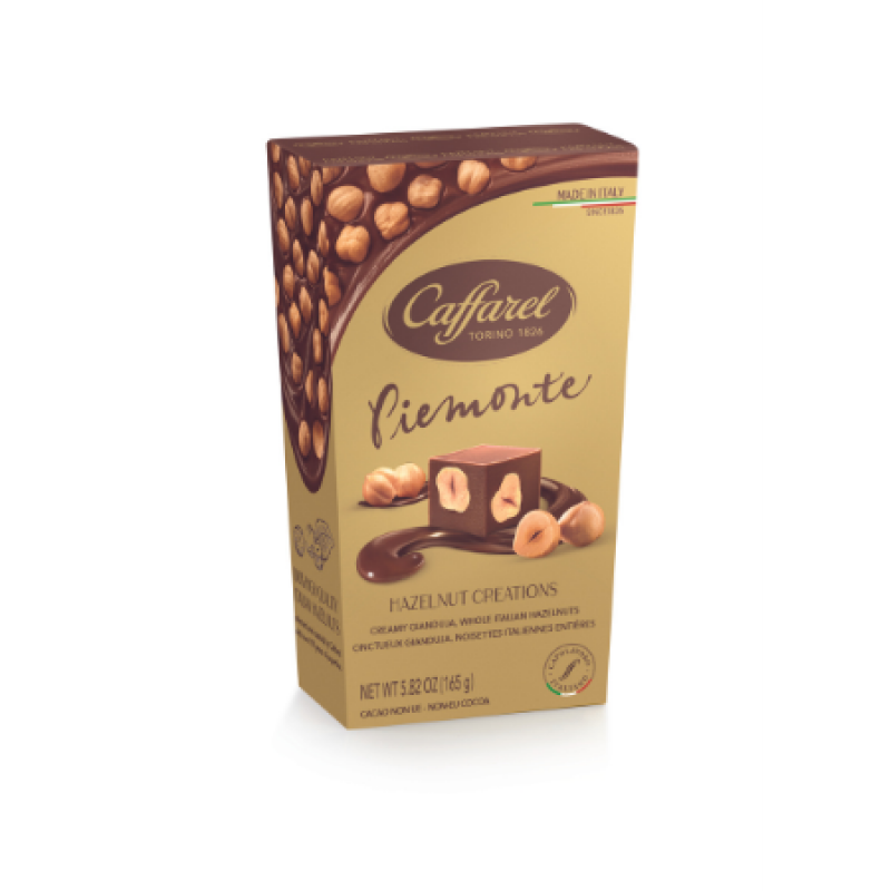 Gianduja, Mlečna čokolada s celimi lešniki Piemonte, Caffarel, 165 g