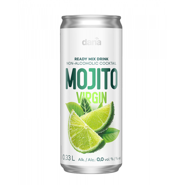 Virgin mojito 0.0% alkohola, Dana, 0,33L