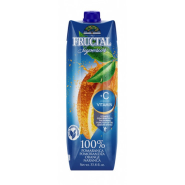 Sok Superior pomaranča 100%, Fructal, 1 l