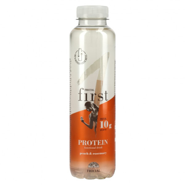 Voda Protein First, Breskev in rožmarin, negazirana, Fructal, 0,5 l  !!!ROK UPORABE 22.5.2024!!!