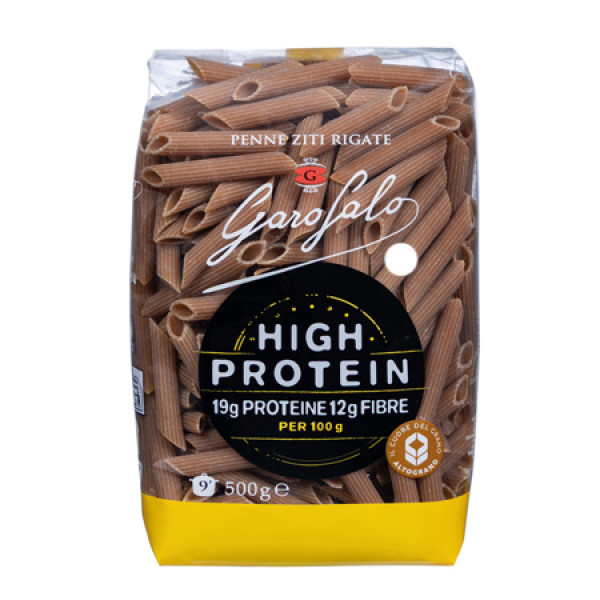 Testenine Penne Ziti Rigate, High Protein Garofalo, 500 g