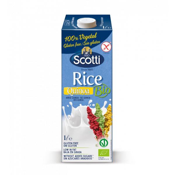 BIO riževo mleko s kvinojo, Riso Scotti, 1L