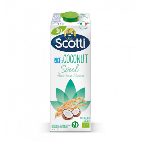 BIO rižev napitek s kokosom, Riso Scotti, 1L