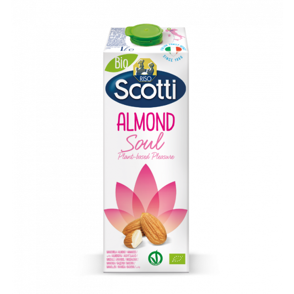 BIO soul mandljev napitek, Riso Scotti, 1L