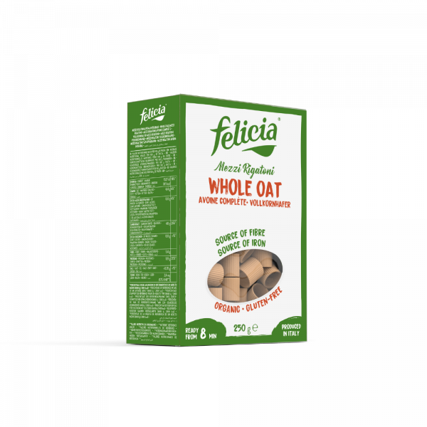 Bio Mezzi rigatoni iz ovsa, Felicia, 250 g