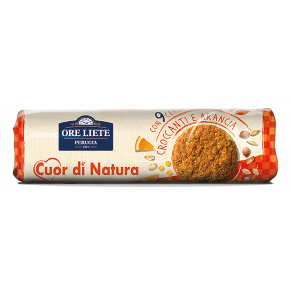 Piškoti iz 9 žitaric in pomarančo, Ore Liete, 250g