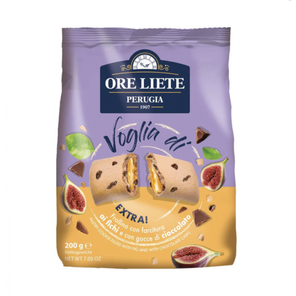 Frolino Voglia di s figovim poolnilom in koščki čokolade, Ore Liete, 200g