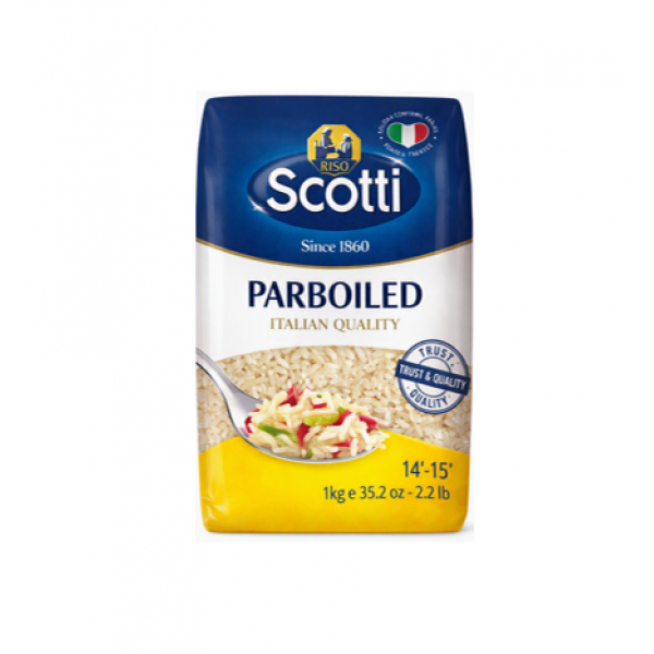 Riž dolgozrnati parboiled, Riso Scotti, 1 kg