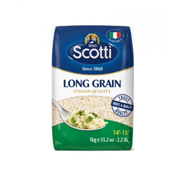 Riž dolgozrnati, Riso Scotti, 1 kg