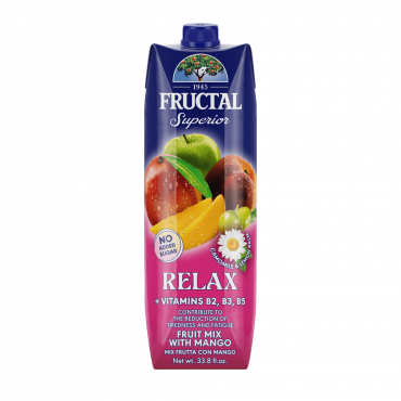 Nektar Relax mango-breskev, Fructal, 1l !!!ROK UPORABE 22.6.2024!!!