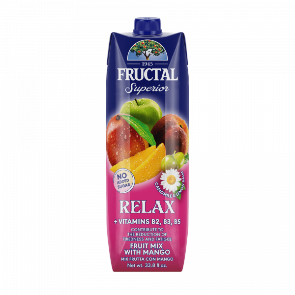 Nektar Relax mango-breskev, Fructal, 1 l 