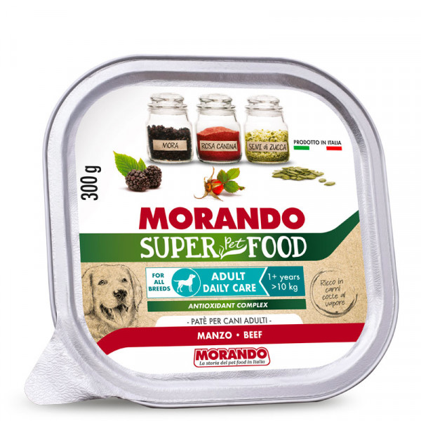 Hrana za odrasle pse, Super Pet Food, Pašteta Govedina, Morando, 300g