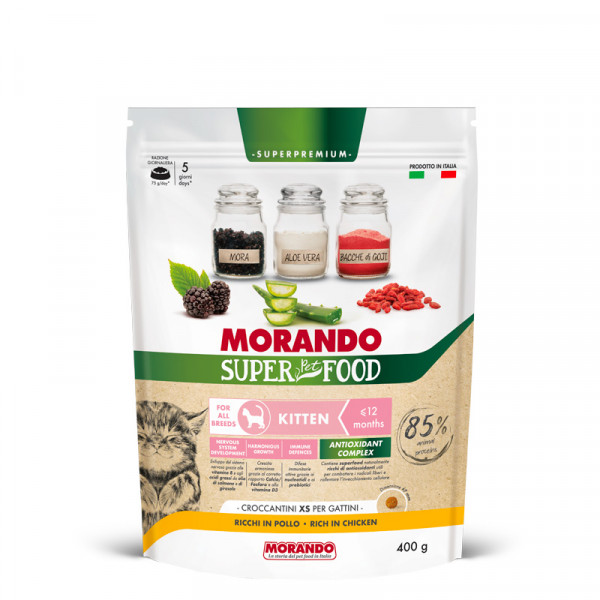 Hrana Briketi za mačje mladiče, Super Pet Food, Piščanec, Morando, 400g