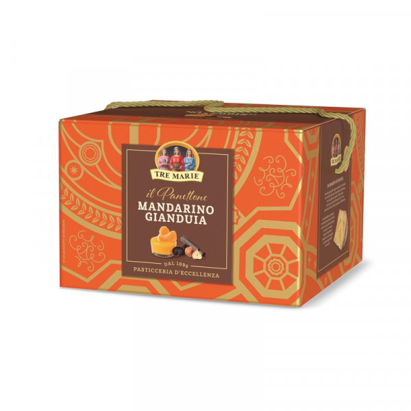 Pecivo Panettone z mandarino in lešnikovo kremo, 800 g, Tre Marie *** ROK UPORABE: 30.4.2023 ***