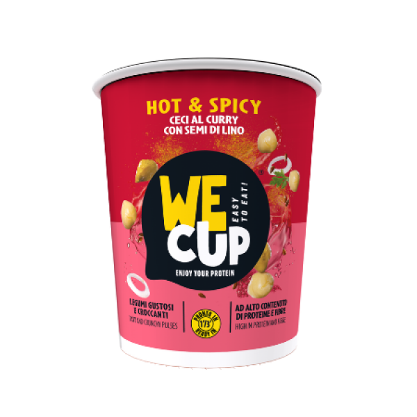 Čičerika s kari omako Hot & Spicy, WeCup, 60 g