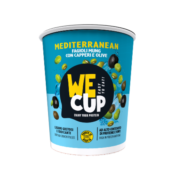 Mung fižol s kaprami in olivami Mediterranean, WeCup, 60 g