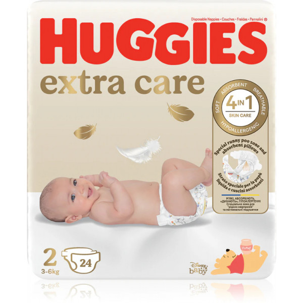 Extra care priorčno pakiranje, 24 KOS, ŠT.2, Huggies