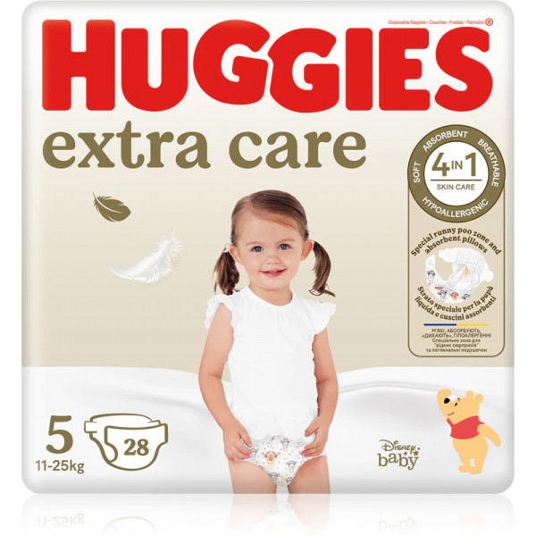 Extra care jumbo pack, 28 KOS, ŠT.5, Huggies