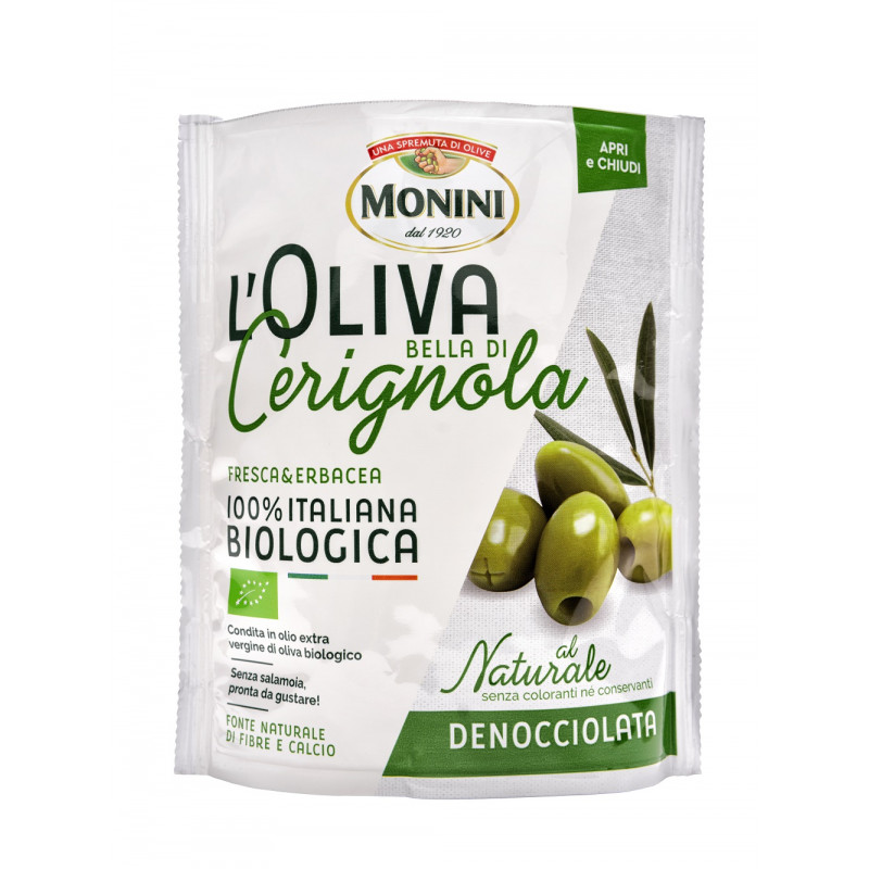 Olive bio zelene BELLA DI CERIGNOLA, 150g
