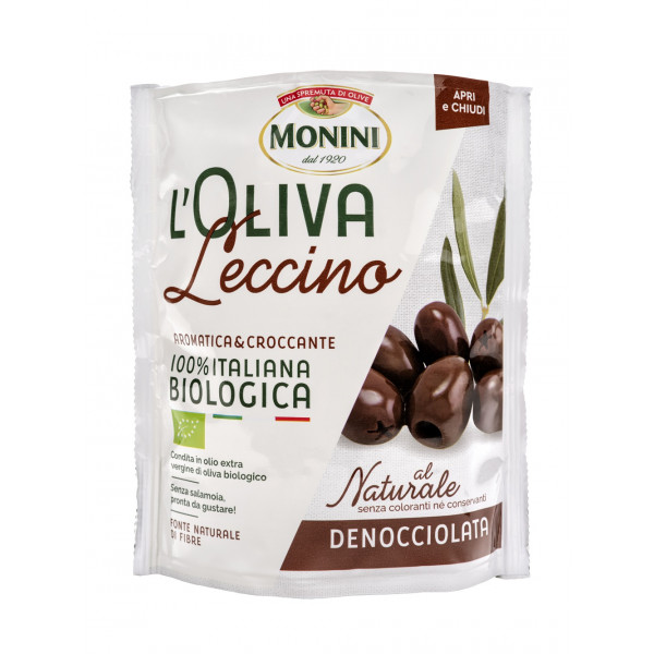 Olive bio črne LECCINO, 150g