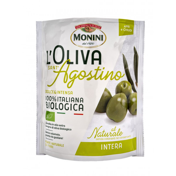 Olive bio zelene SANT'AGOSTINO, 150g