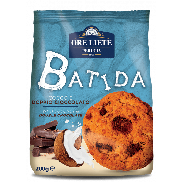 Piškoti batida s kokosom in dvojno čokolado, Ore Liete, 200g