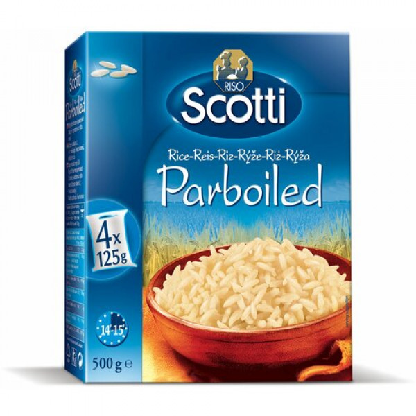 Dolgozrnati riž parabolied, Riso Scotti, 4x125g