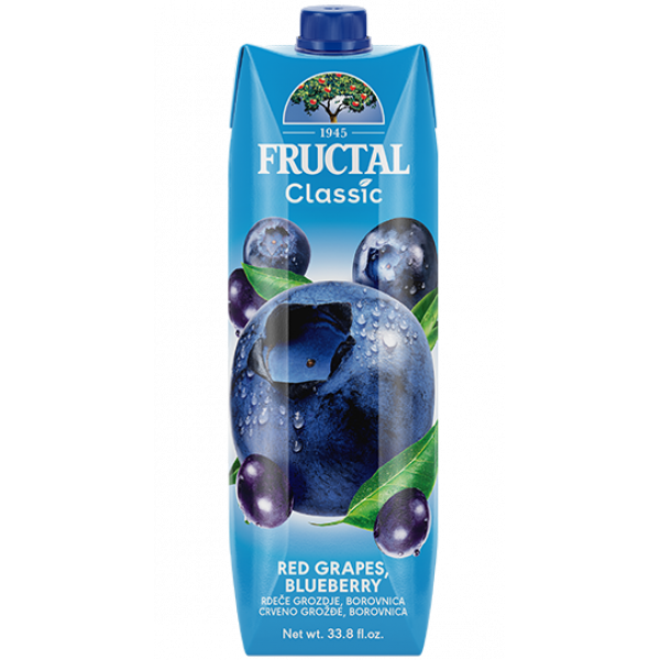 Nektar Classic, borovnica, Fructal, 1 l