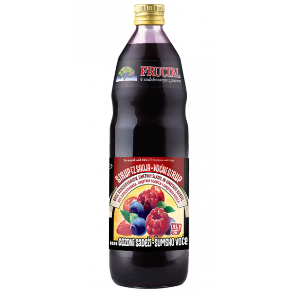 Sirup gozdni sadeži, Fructal, 1L