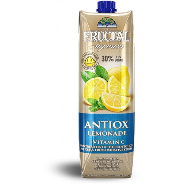 Napitek Antiox limonada, Fructal, 1 l ***Rok Uporabe: 01.09.2022***