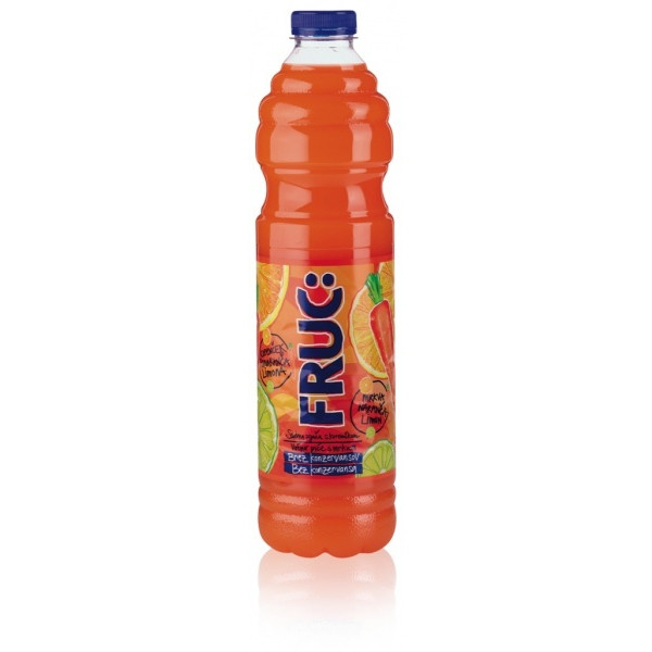 Pijača Fruc, korenje-pomaranča-limona, Fructal, 1.5 l