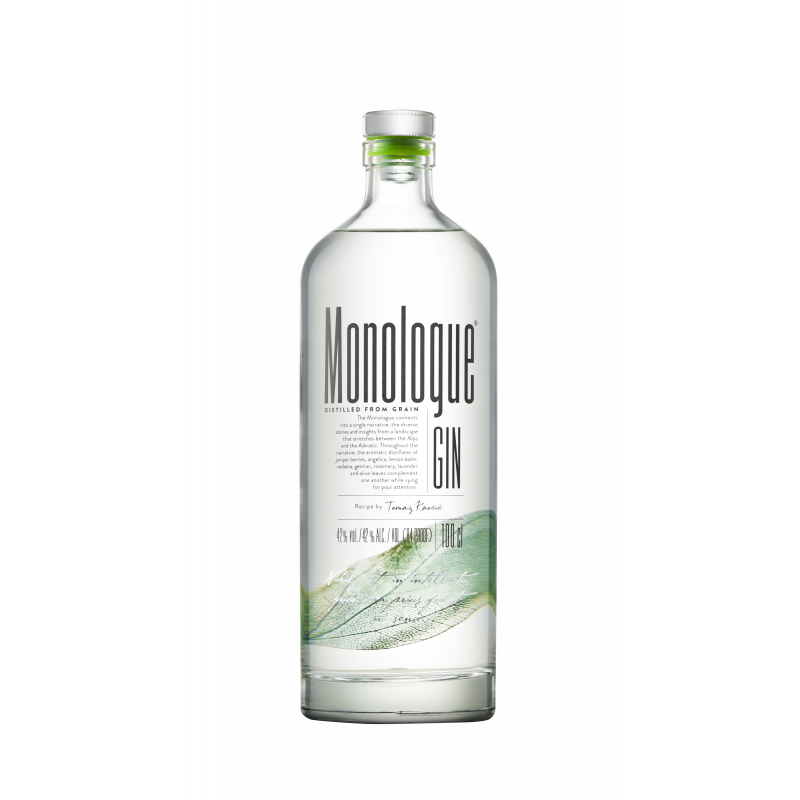 Gin MONOLOGUE, Fructal, 42%, 1000 ml