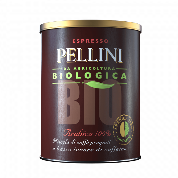 Mleta kava v pločevinki, Pellini Top, BIO, 250 g  