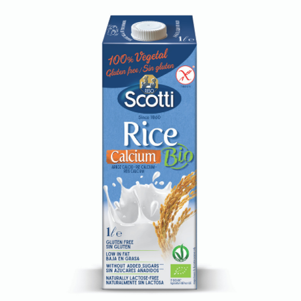 BIO rižev napitek s kalcijem, Riso Scotti, 1 l