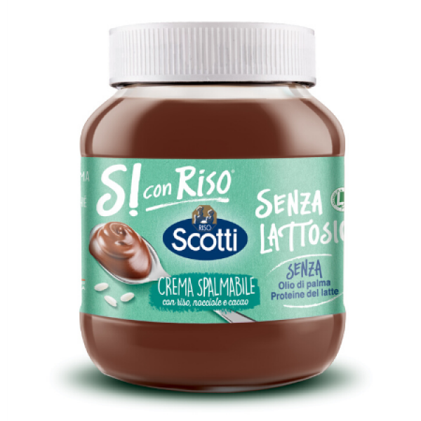 Lešnikov kremni namaz s kakavom in rižem, brez laktoze, brez glutena, S! Con riso, 400 g
