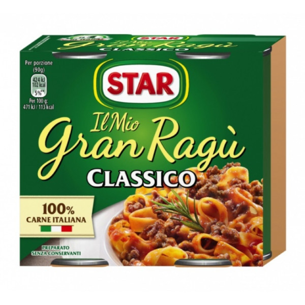 Mesni ragu, Star Italia, 2x 180 g