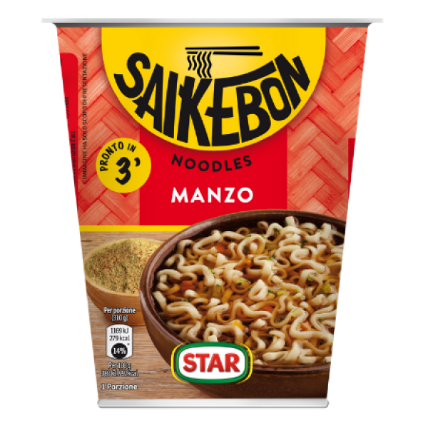 !!! 72 kos !!! SUPER CENA !!! Juha z govejim mesom in orientalskimi testeninami, Saikebon, 60 g