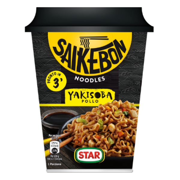 Orientalske testenine s piščancem Yakisoba, 93 g